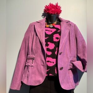 Conrad C Faux Suede Jacket